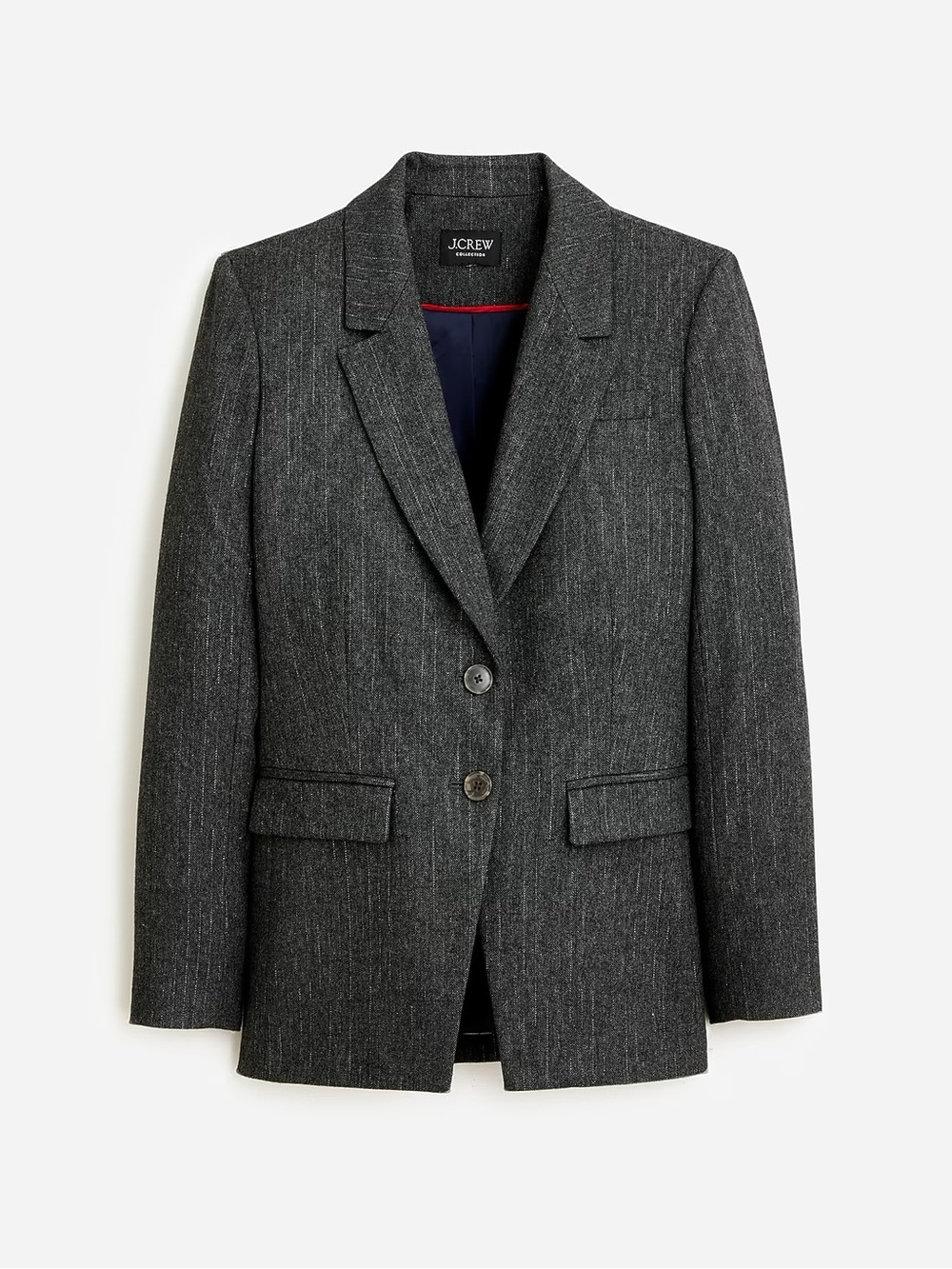 J.Crew Collection nipped blazer pinstripe